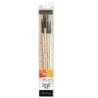 Daler-Rowney Simply Simmons Brush Set, Synthetic Bristles, Long Handle Acrylic & Oil Paintbrush, White, 4 Pieces