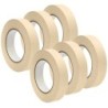 DSS Distributing Premium Grade Masking Tape, 1" x 55 yards, White, 6 Rolls