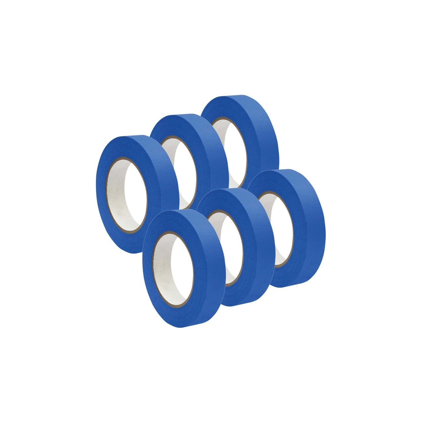 DSS Distributing Premium Grade Masking Tape, 1" x 55 yards, Blue, 6 Rolls