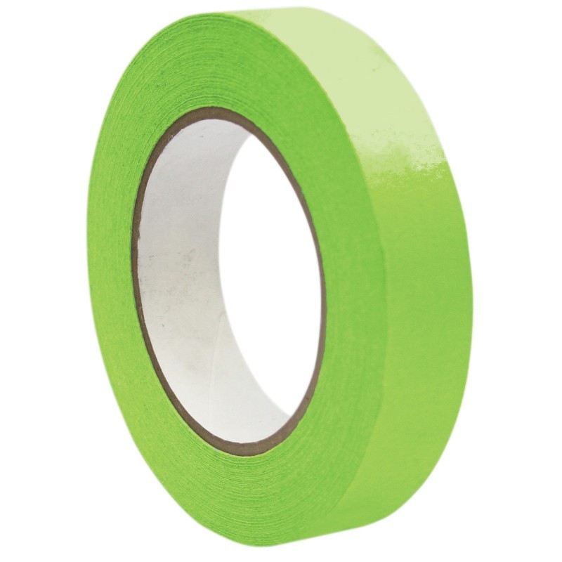 DSS Distributing Premium Grade Masking Tape, 1" x 55 yds, Light Green