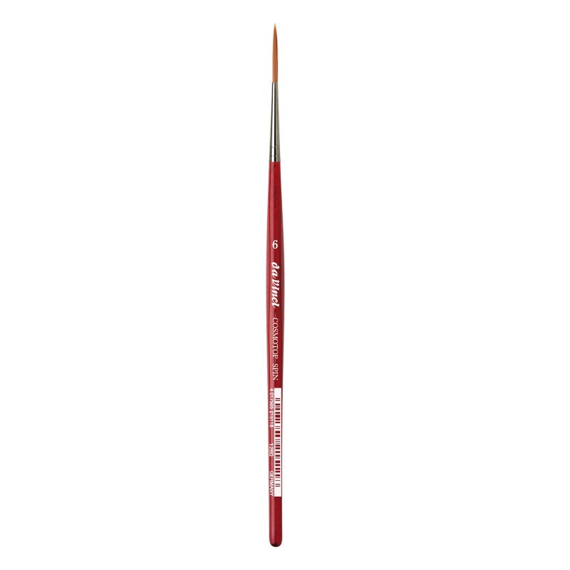 da Vinci COSMOTOP-SPIN Rigger Brush, Synthetic, Acrylic & Watercolor, Pointed Liner, Series 5880, Size 6