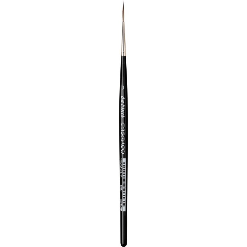 da Vinci CASANEO Rigger, Extra Soft Synthetics, Watercolor & Acrylic, Liner, Series 1290, Size 0