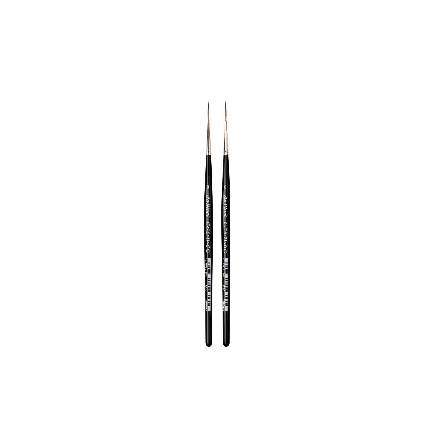 da Vinci CASANEO Rigger, Extra Soft Synthetics, Watercolor & Acrylic, Liner, Series 1290, Size 0, Pack of 2