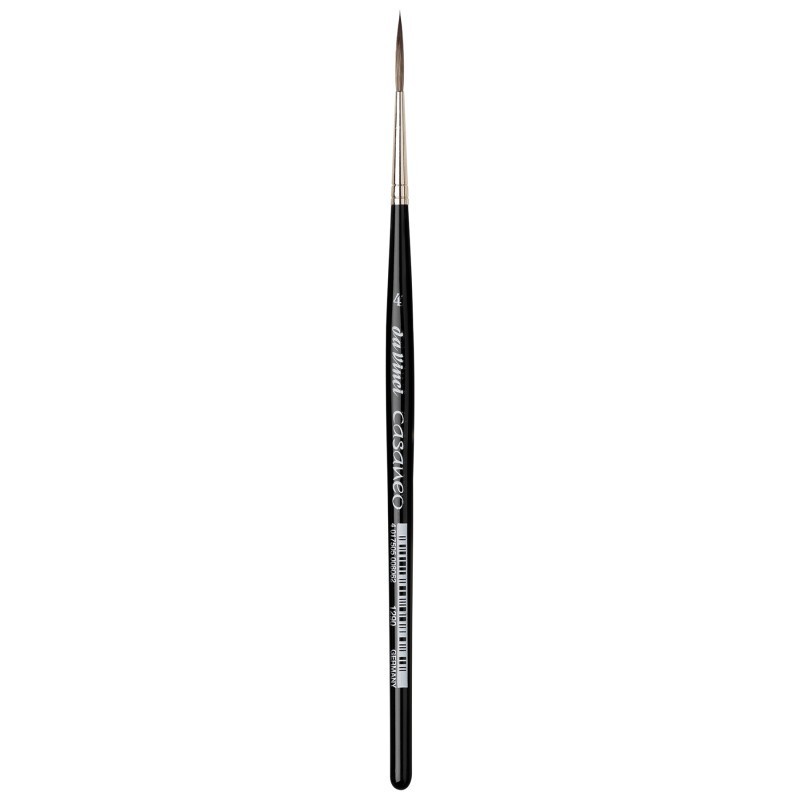 da Vinci CASANEO Rigger, Extra Soft Synthetics, Watercolor & Acrylic, Liner, Series 1290, Size 4
