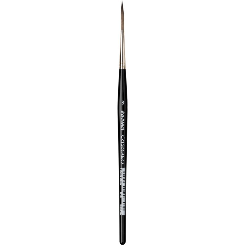 da Vinci CASANEO Rigger, Extra Soft Synthetics, Watercolor & Acrylic, Liner, Series 1290, Size 8