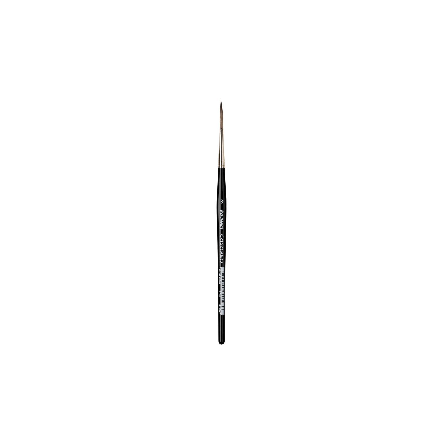 da Vinci CASANEO Rigger, Extra Soft Synthetics, Watercolor & Acrylic, Liner, Series 1290, Size 8