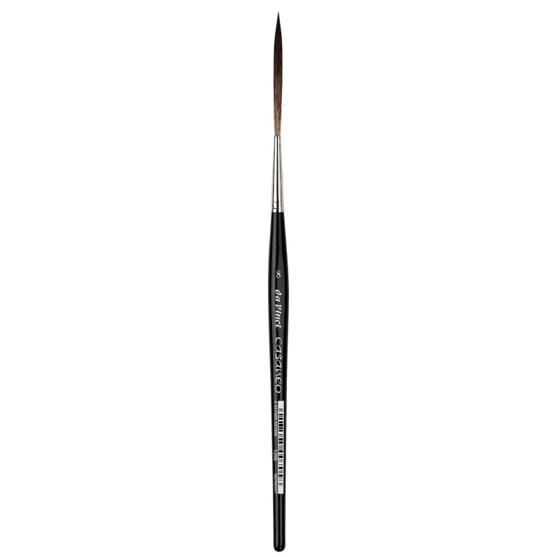 da Vinci CASANEO Super Long Rigger (55mm), Extra Soft Synthetic, Watercolor & Acrylic, Liner, Series 1298, Size 8