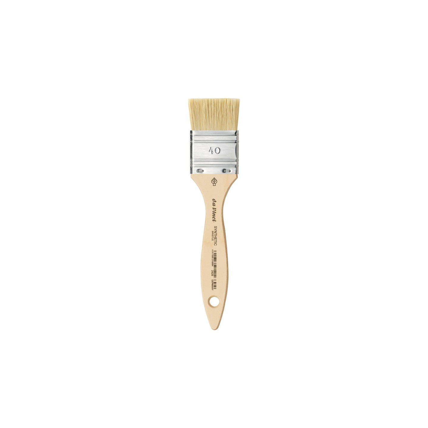 da Vinci SYNTHETIC Mottler Brush, Natural Hog, Acrylic & Oil, Flat, Series 2429, Size 40