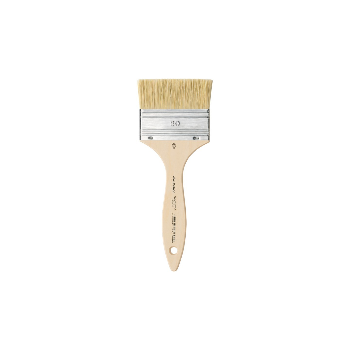 da Vinci SYNTHETIC Mottler Brush, Natural Hog, Acrylic & Oil, Flat, Series 2429, Size 80