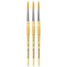 da Vinci JUNIOR Synthetics Student Brush, Synthetic, Tempera, Round, Series 303, Size 10, Pack of 3