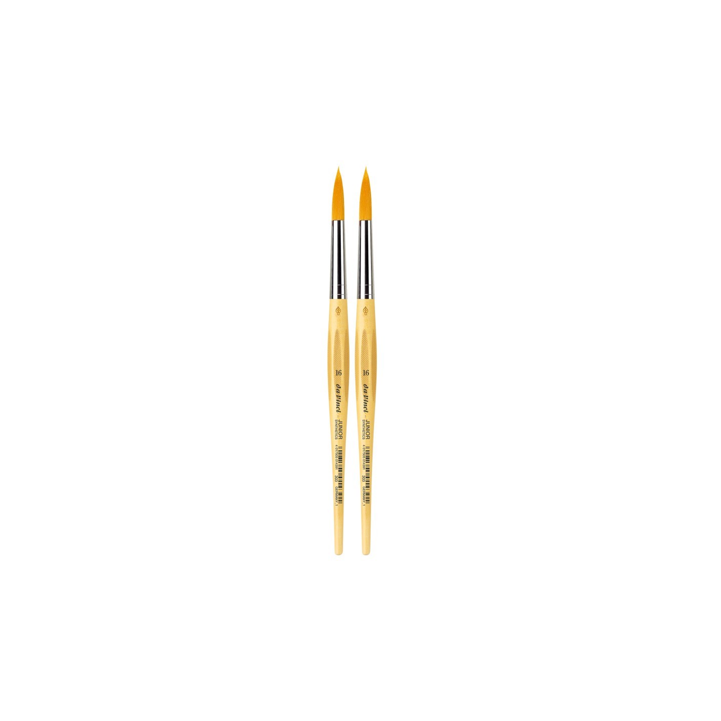 da Vinci JUNIOR Synthetics Student Brush, Synthetic, Tempera, Round, Series 303, Size 16, Pack of 2
