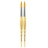 da Vinci JUNIOR Synthetics Student Brush, Synthetic, Tempera, Round, Series 303, Size 16, Pack of 2