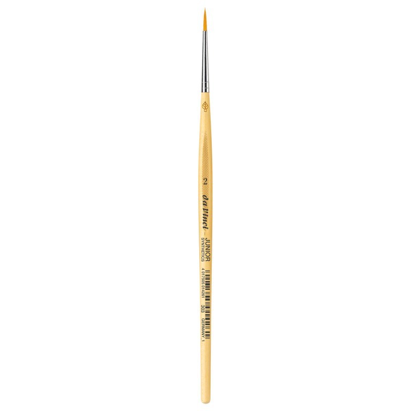 da Vinci JUNIOR Synthetics Student Brush, Synthetic, Tempera, Round, Series 303, Size 2