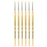 da Vinci JUNIOR Synthetics Student Brush, Synthetic, Tempera, Round, Series 303, Size 2, Pack of 6