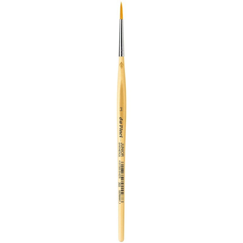 da Vinci JUNIOR Synthetics Student Brush, Synthetic, Tempera, Round, Series 303, Size 3
