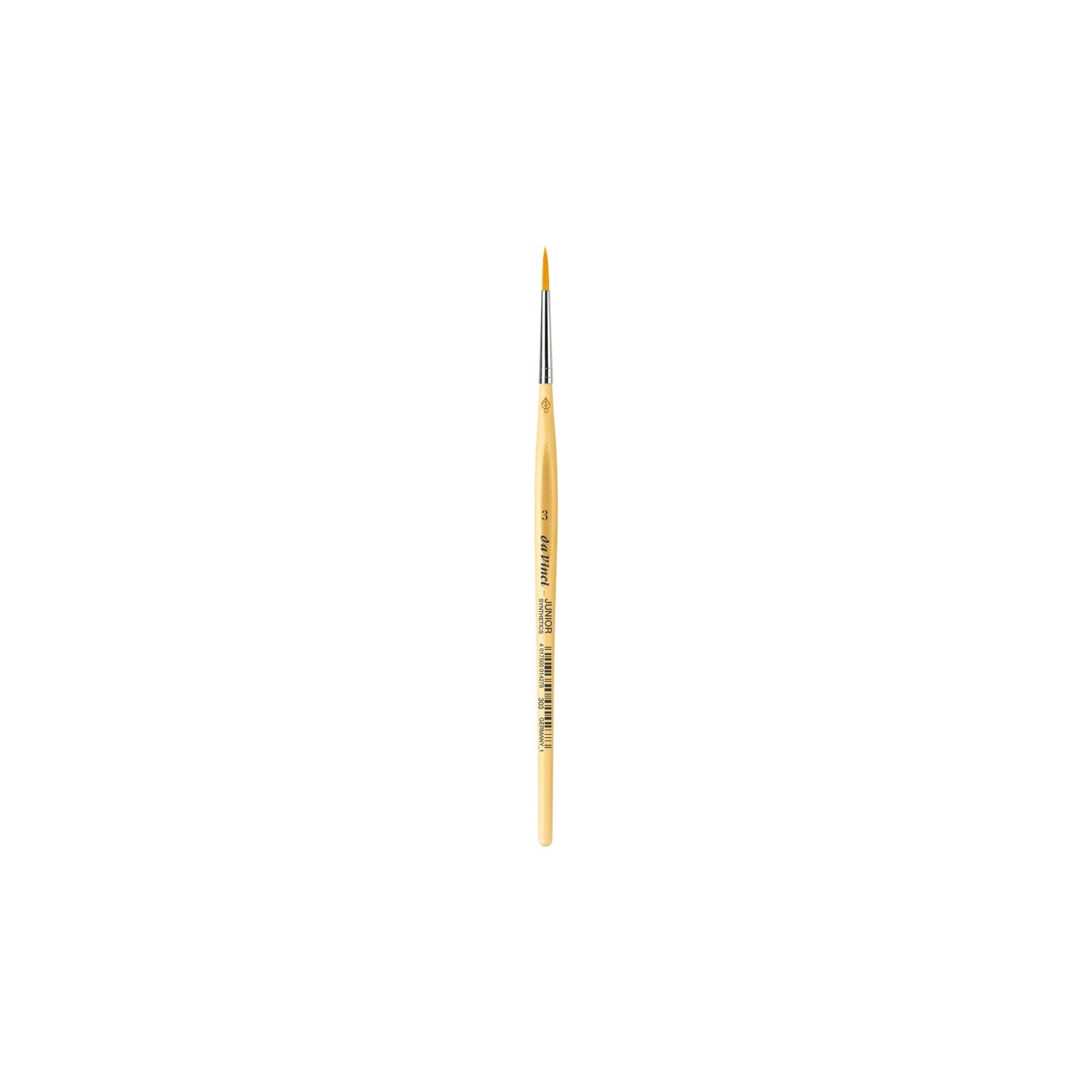 da Vinci JUNIOR Synthetics Student Brush, Synthetic, Tempera, Round, Series 303, Size 3