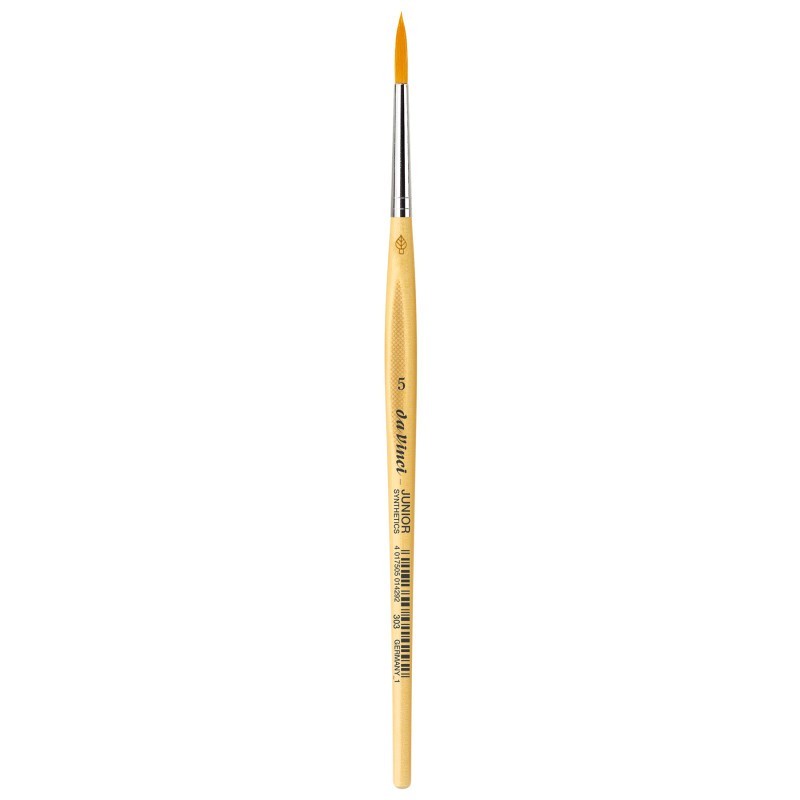 da Vinci JUNIOR Synthetics Student Brush, Synthetic, Tempera, Round, Series 303, Size 5