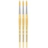 da Vinci JUNIOR Synthetics Student Brush, Synthetic, Tempera, Round, Series 303, Size 8, Pack of 3