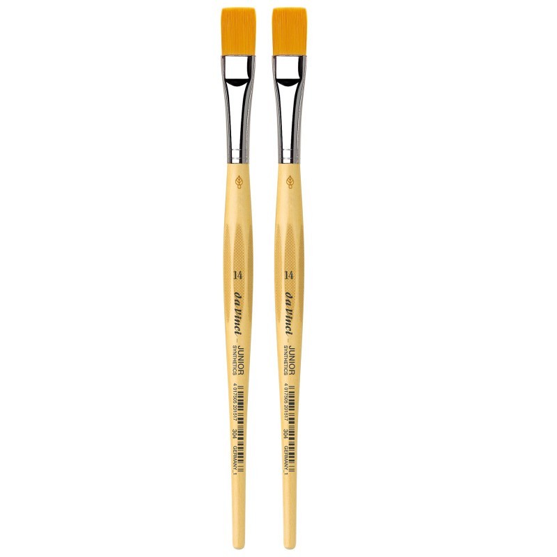 da Vinci JUNIOR Synthetics Student Brush, Synthetic, Tempera, Round, Series 304, Size 14, Pack of 2