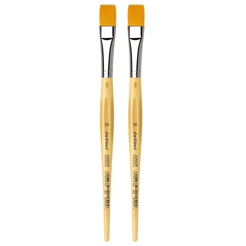 da Vinci JUNIOR Synthetics Student Brush, Synthetic, Tempera, Round, Series 304, Size 16, Pack of 2
