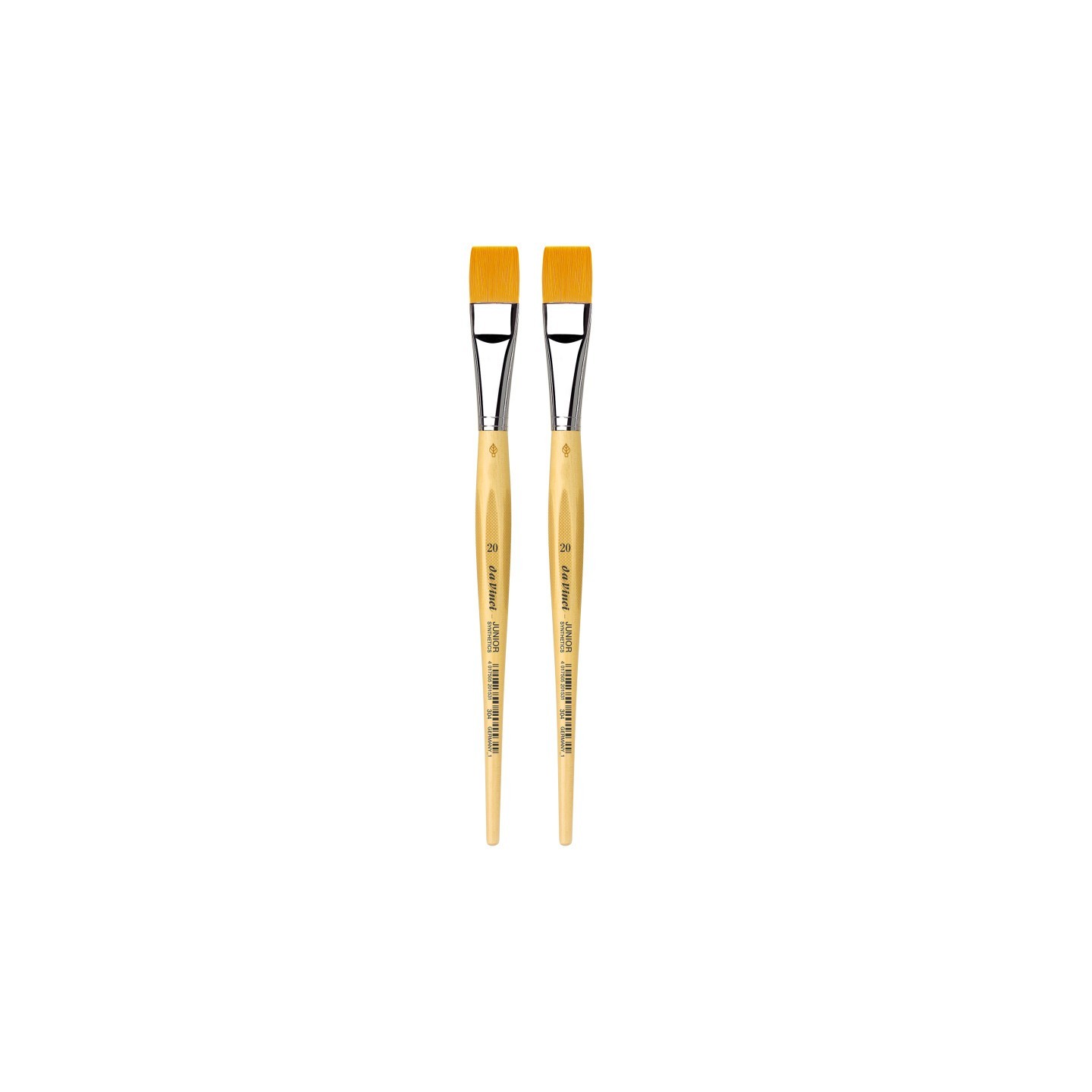 da Vinci JUNIOR Synthetics Student Brush, Synthetic, Tempera, Round, Series 304, Size 20, Pack of 2