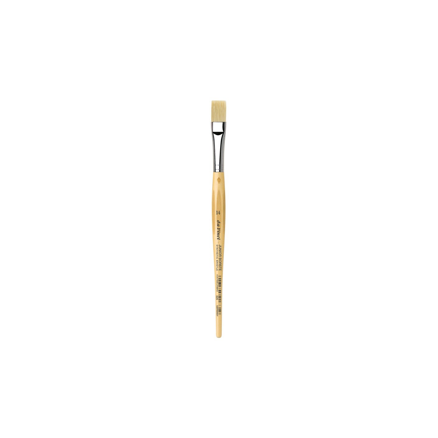 da Vinci JUNIOR BORSTE Synthetic Student Brush, Synthetic, Tempera, Flat, Series 329, Size 14