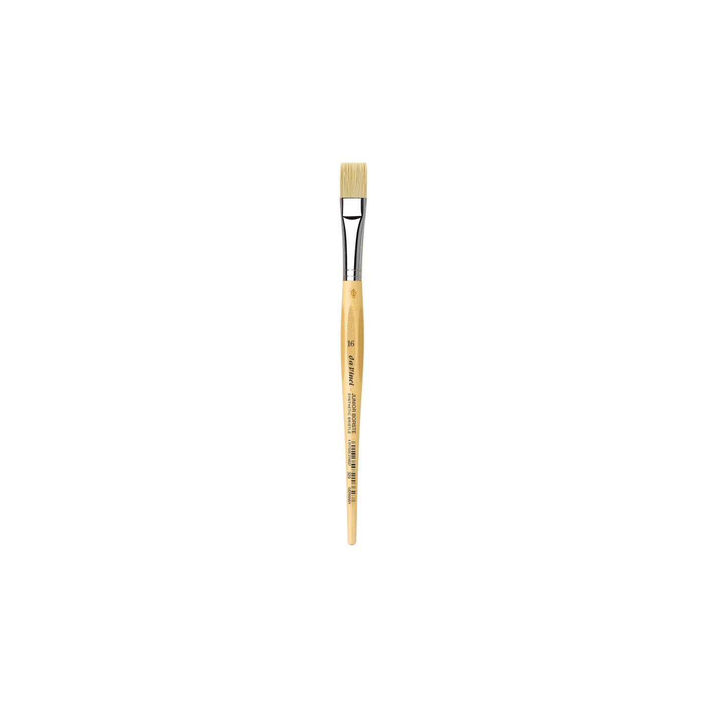 da Vinci JUNIOR BORSTE Synthetic Student Brush, Synthetic, Tempera, Flat, Series 329, Size 16