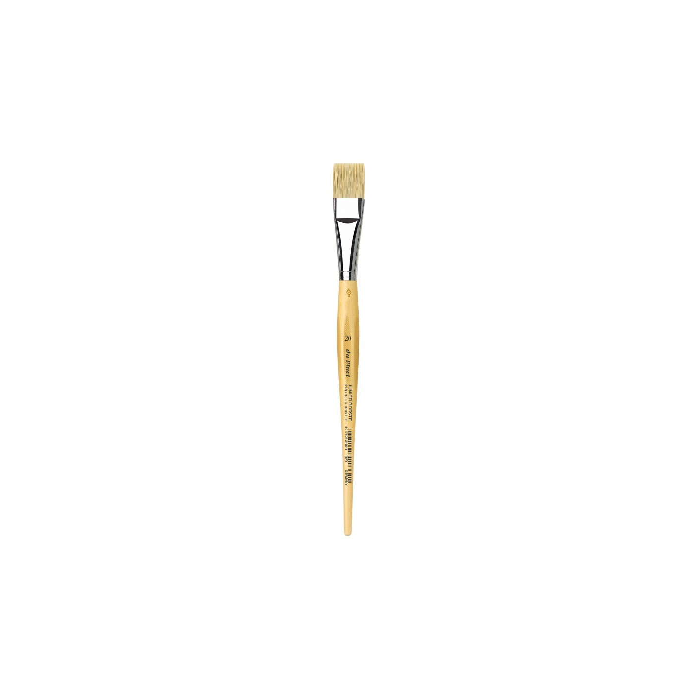 da Vinci JUNIOR BORSTE Synthetic Student Brush, Synthetic, Tempera, Flat, Series 329, Size 20