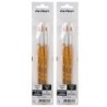 da Vinci UNIVERSAL School Brushes, Synthetic, All Paint Types, Assorted, 3 Per Set, 2 Sets