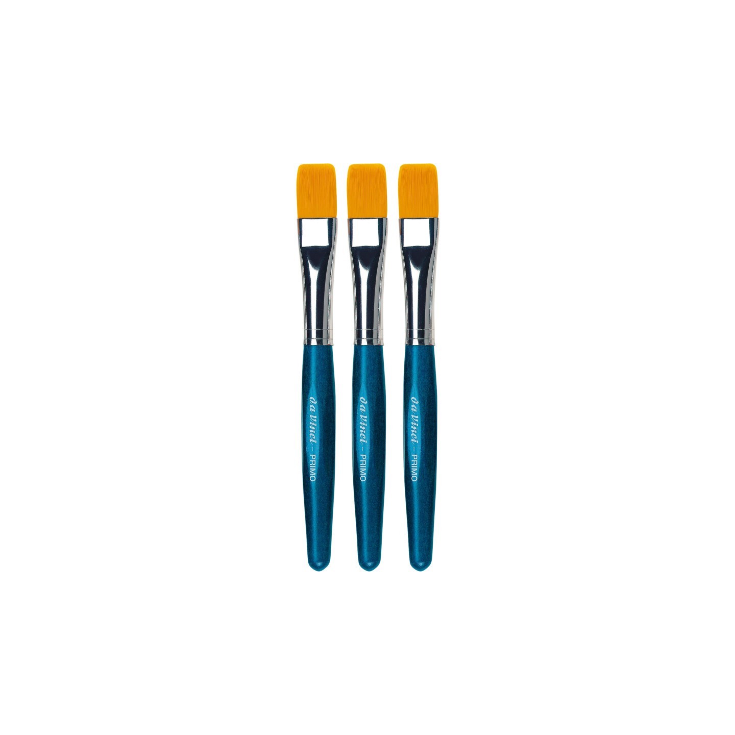 da Vinci PRIMO Preschool Brush, Synthetic, Tempera, Flat, Series 354B, Size 16, Pack of 3
