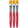 da Vinci PRIMO Preschool Brush, Synthetic, Tempera, Flat, Series 354R, Size 12, Pack of 3
