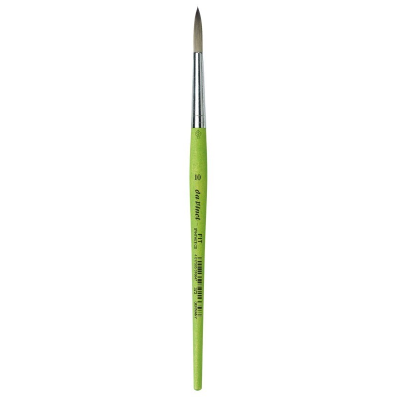da Vinci FIT Synthetics Student Brush, Synthetic, Acrylic & Tempera, Round, Series 373, Size 10