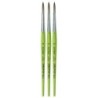 da Vinci FIT Synthetics Student Brush, Synthetic, Acrylic & Tempera, Round, Series 373, Size 10, Pack of 3