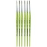 da Vinci FIT Synthetics Student Brush, Synthetic, Acrylic & Tempera, Round, Series 373, Size 4, Pack of 6