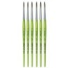 da Vinci FIT Synthetics Student Brush, Synthetic, Acrylic & Tempera, Round, Series 373, Size 6, Pack of 6