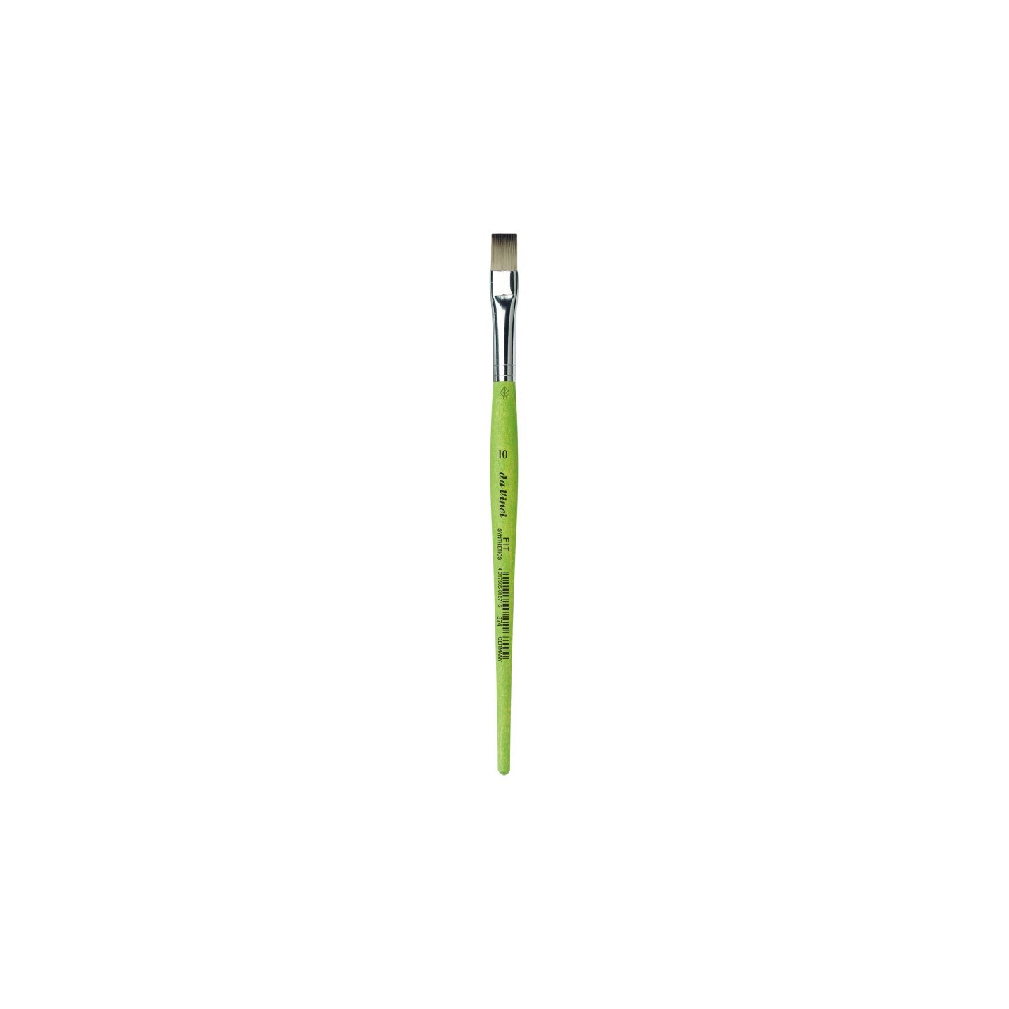 da Vinci FIT Synthetics Student Brush, Synthetic, Acrylic & Tempera, Flat, Series 374, Size 10