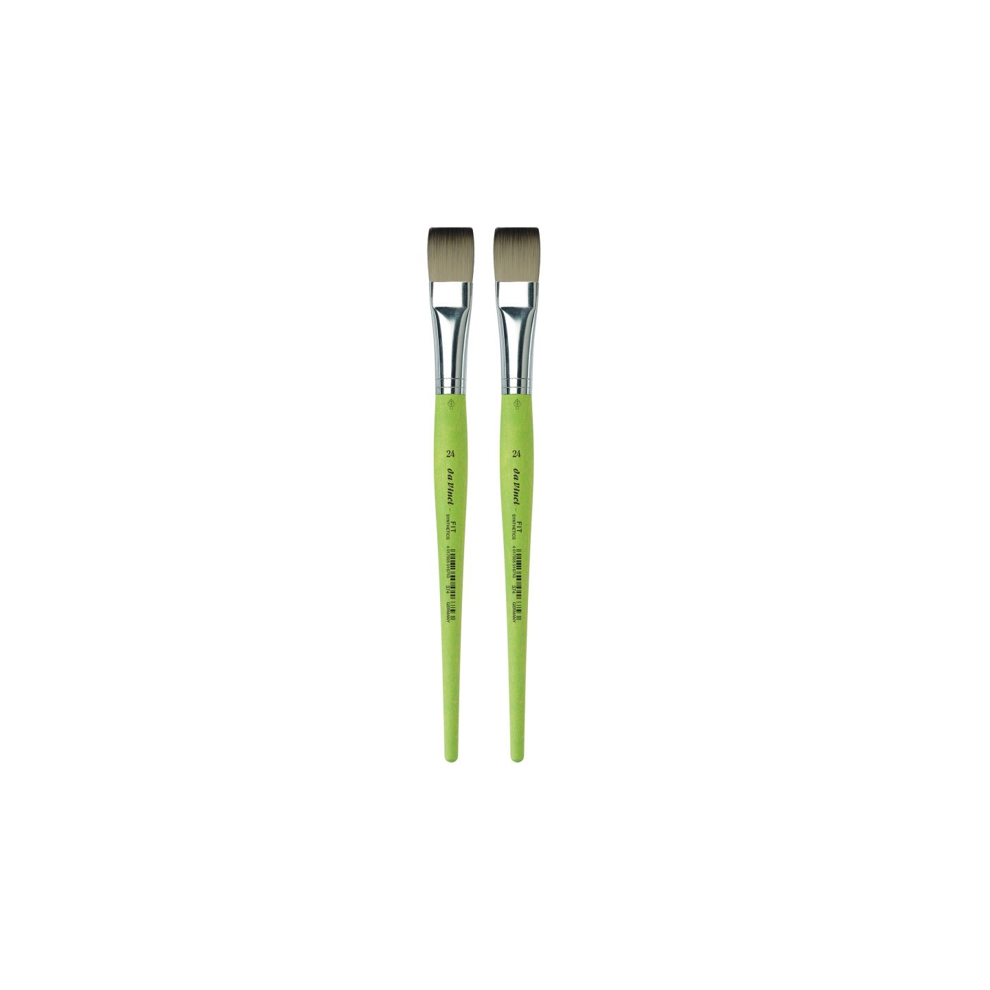 da Vinci FIT Synthetics Student Brush, Synthetic, Acrylic & Tempera, Flat, Series 374, Size 24, Pack of 2