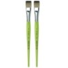 da Vinci FIT Synthetics Student Brush, Synthetic, Acrylic & Tempera, Flat, Series 374, Size 24, Pack of 2