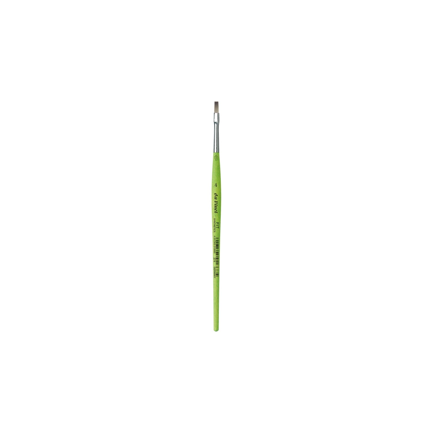 da Vinci FIT Synthetics Student Brush, Synthetic, Acrylic & Tempera, Flat, Series 374, Size 4