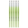 da Vinci FIT Synthetics Student Brush, Synthetic, Acrylic & Tempera, Flat, Series 374, Size 4, Pack of 6
