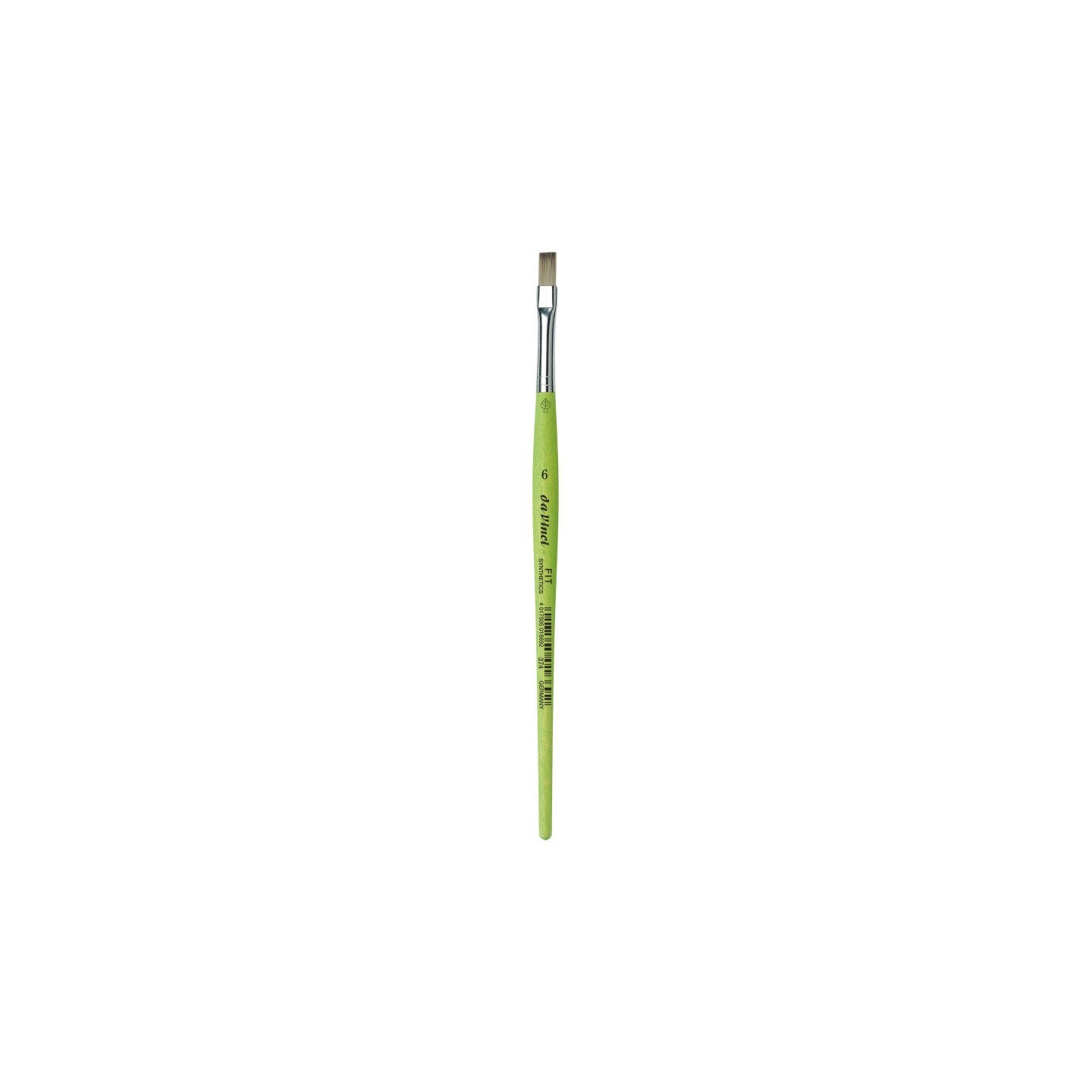 da Vinci FIT Synthetics Student Brush, Synthetic, Acrylic & Tempera, Flat, Series 374, Size 6
