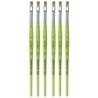 da Vinci FIT Synthetics Student Brush, Synthetic, Acrylic & Tempera, Flat, Series 374, Size 6, Pack of 6