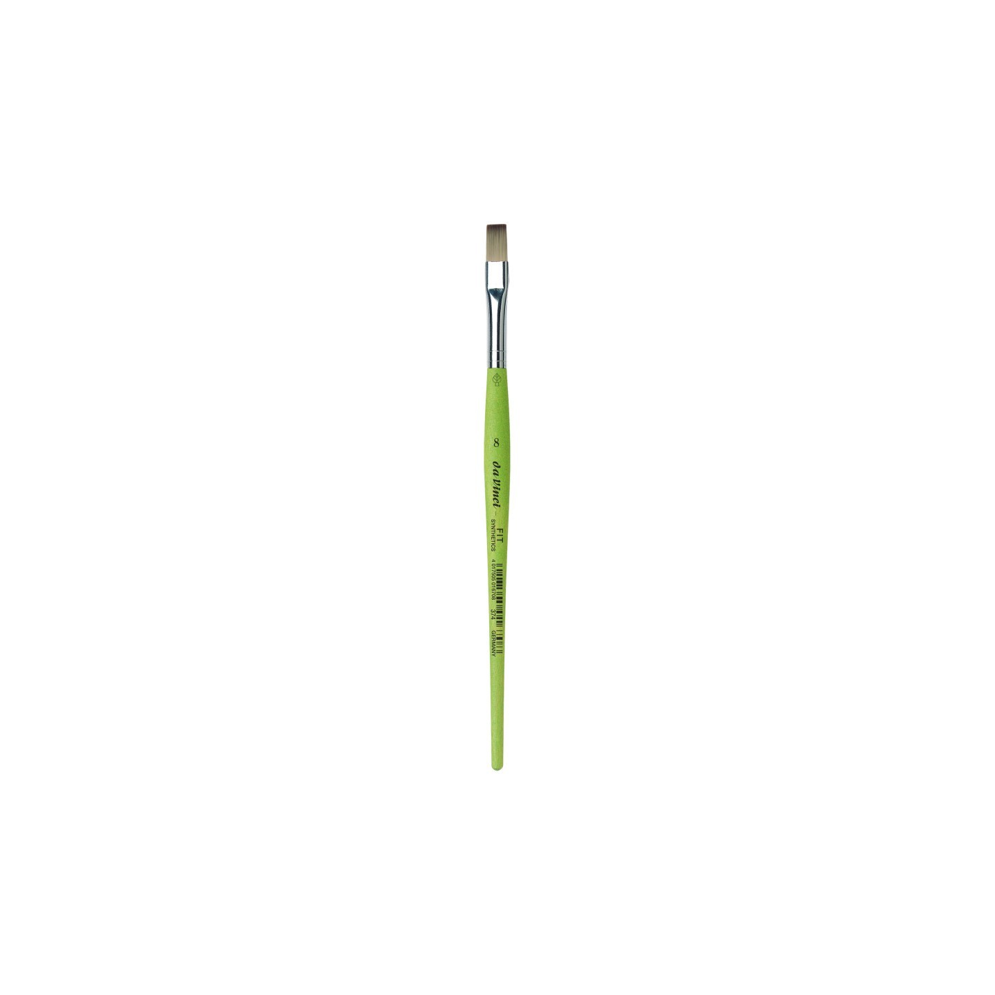 da Vinci FIT Synthetics Student Brush, Synthetic, Acrylic & Tempera, Flat, Series 374, Size 8
