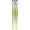 da Vinci FIT Synthetics Student Brush, Synthetic, Acrylic & Tempera, Flat, Series 374, Size 8, Pack of 3
