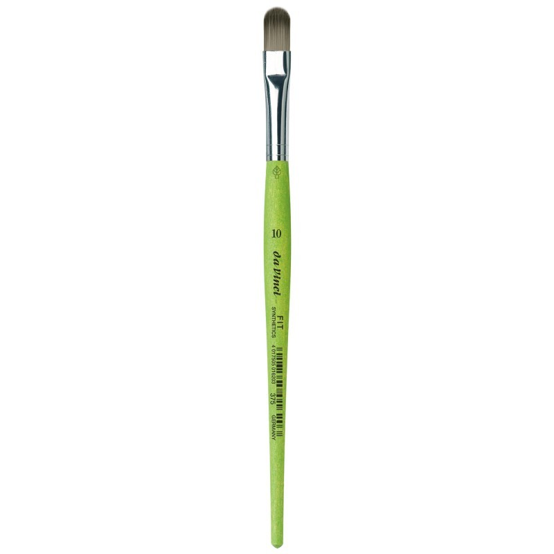 da Vinci FIT Synthetics Student Brush, Synthetic, Acrylic & Tempera, Filbert, Series 375, Size 10
