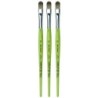 da Vinci FIT Synthetics Student Brush, Synthetic, Acrylic & Tempera, Filbert, Series 375, Size 10, Pack of 3