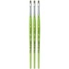 da Vinci FIT Synthetics Student Brush, Synthetic, Acrylic & Tempera, Filbert, Series 375, Size 4, Pack of 3
