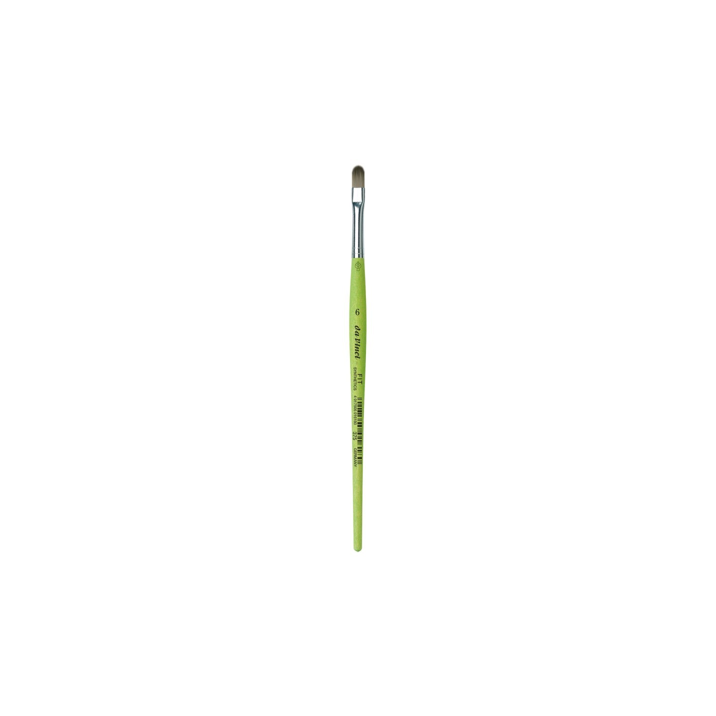 da Vinci FIT Synthetics Student Brush, Synthetic, Acrylic & Tempera, Filbert, Series 375, Size 6