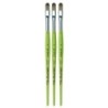 da Vinci FIT Synthetics Student Brush, Synthetic, Acrylic & Tempera, Filbert, Series 375, Size 8, Pack of 3