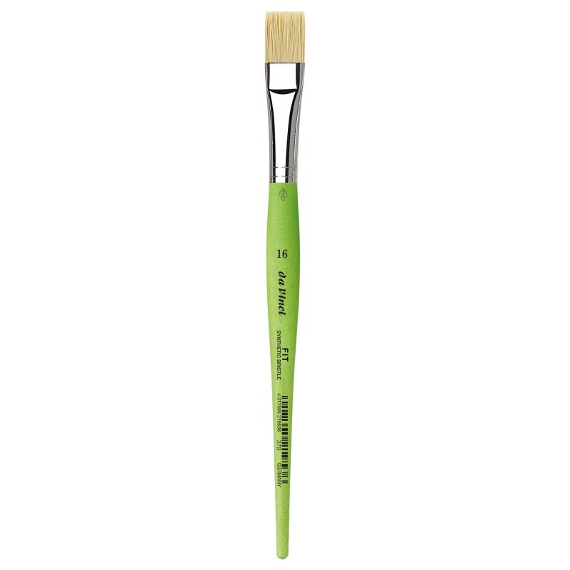 da Vinci FIT Synthetics Student Brush, Synthetic, Acrylic & Oil, Flat, Series 379, Size 16
